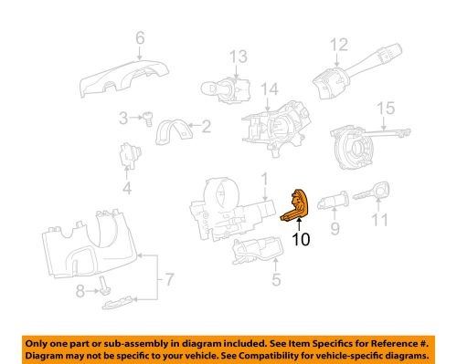 Gm oem steering column-antitheft module 25807440