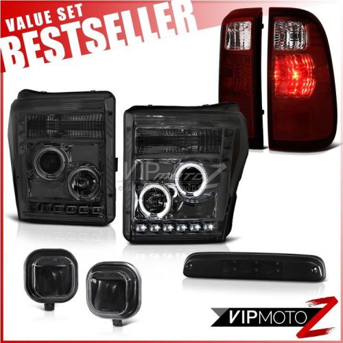 11-16 ford f-350 superduty roof brake lamp foglights taillamps headlamps smd drl