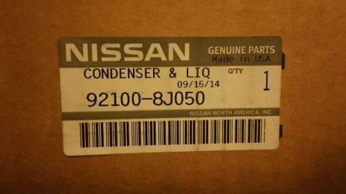 A/c condenser original equip data 92100-8j050 fits 02-05 nissan altima