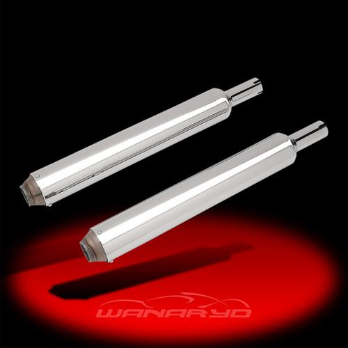 Kerker mikuni p.a.t. core slip-on mufflers for 1995-2013 harley touring