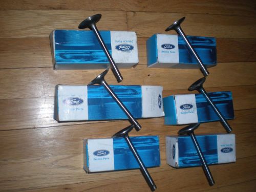 Nos 1965 - 1984 ford truck 300 ci 4.9l intake valves - 6