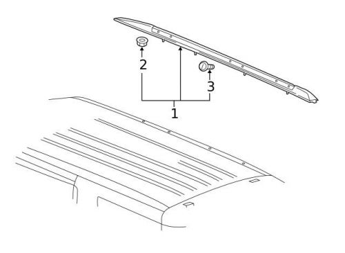 Genuine side rail 23259011