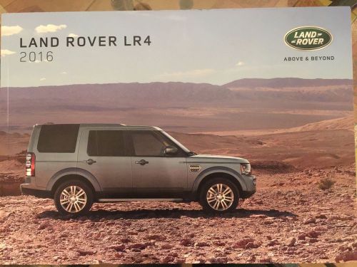 2016 land rover lr 4 brochure