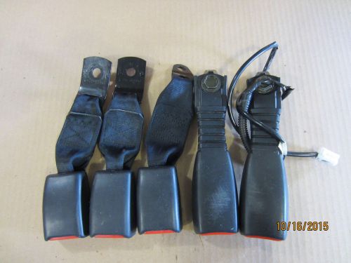 5 buckle black ,all buckle 2 front &amp; 3 rear mazda protege 1995-1996-1997-1998