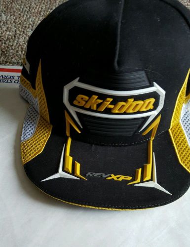 Nwt ski-doo team rev xp hat yellow snowcross