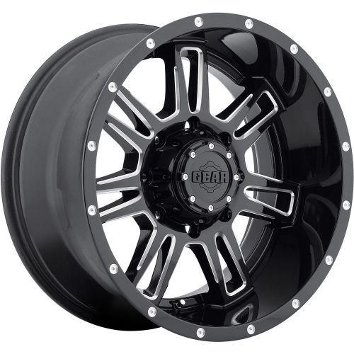 20x10 black challenger 5x5.5 &amp; 5x150 -19 wheels exo grappler tires