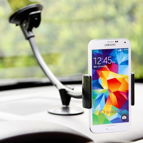 Windshield suction cup phone mount for htc one m8 m9 desire gooseneck  tv