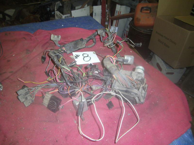 Original gm 77 trans am y88 glass fuse panel wire wiring harness tach power all!