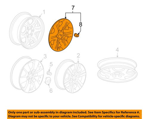 Chevrolet gm oem 09-15 traverse wheels-wheel cover 9597564