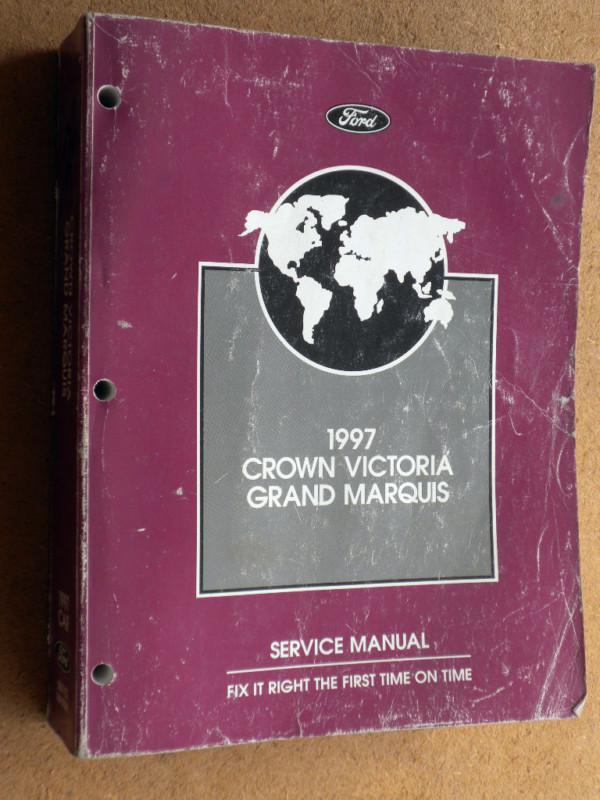 1997 ford crown victoria mercury grand marquis factory workshop repair manual