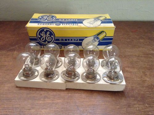 Vintage nos nib 6 volt general electric no. 1615 burn lamps old  ge light bulbs