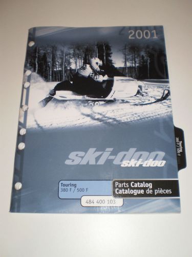 Skidoo  parts catalog  manual 2001  touring 380 f / 500 f