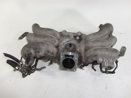 01 outback 3.0l h6 upper intake manifold w/actuator+vacuum valves