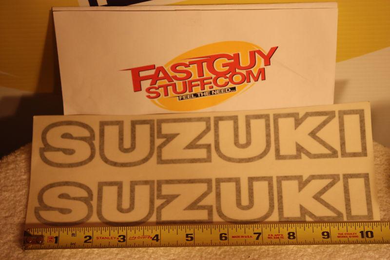 Vintage motocross 1978 suzuki rm pe tank decal stickers ahrma decoster enduro