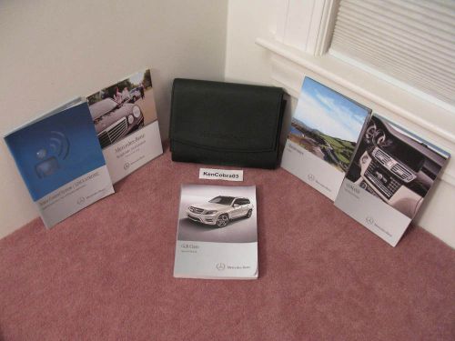 2012 mercedes benz glk class owners manual &amp; navigation w case oem 6/pc