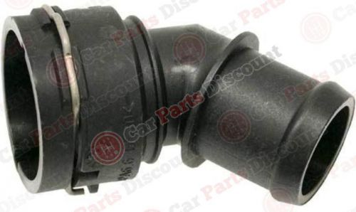 New genuine coolant hose connector - upper hose to radiator core, 1j0 122 291