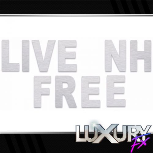 10pc. luxury fx stainless steel live nh free emblem