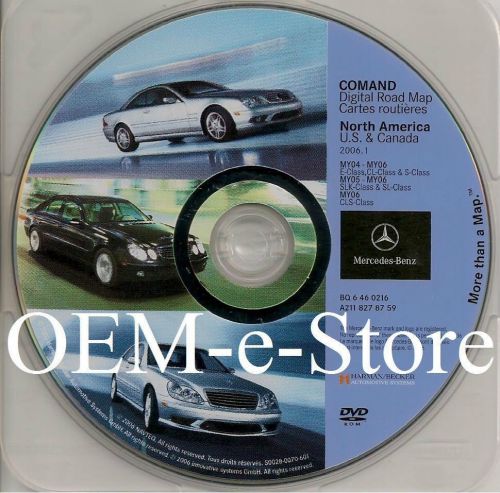 2004 2005 2006 mercedes cl600 cl500 cl65 cl55 amg navigation dvd map u.s canada