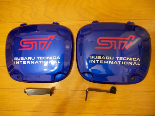 Jdm genuine subaru impreza wrx sti gdb-a gdb-b bumper fog lights cover