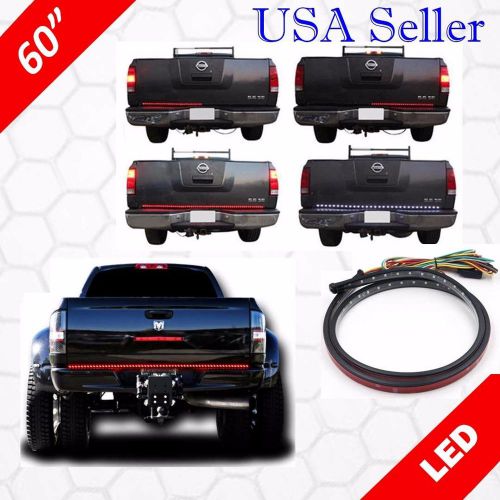 60&#034; long tailgate led light bar full functions running/signal/reverse/brake