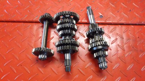 Kawasaki bayou 300 transmission gears and shafts look here . no reserve