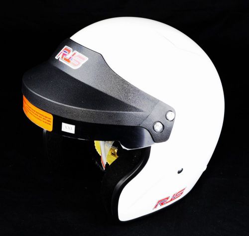 New rjs racing helmet xxl 2x  white sa2015 open face off road sa 2015 rating
