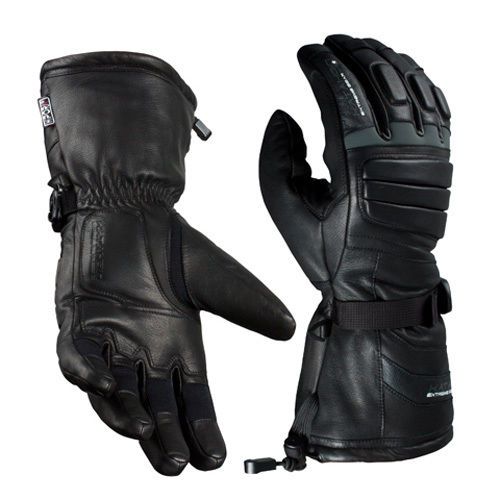 Katahdin gear apex leather glove gray small 84210802