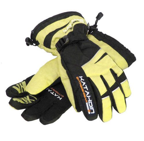 Katahdin gear 7415046 team glove - black &amp; yellow xx-large