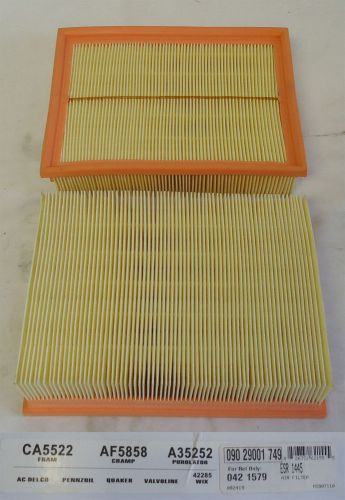 Set of 2 air filters esr1445~  for land rover 0421579