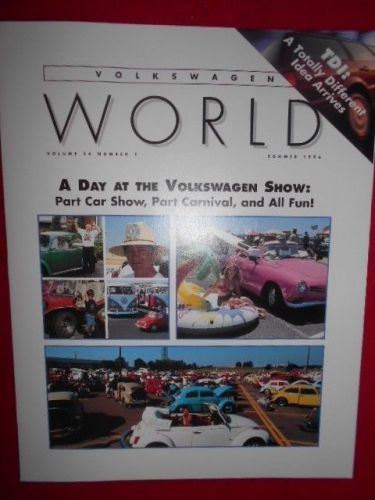 1996 summer issue volkswagen world magazine volume 34 number 1