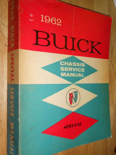 1962 buick special / skylark shop manual / shop book / nice original!.