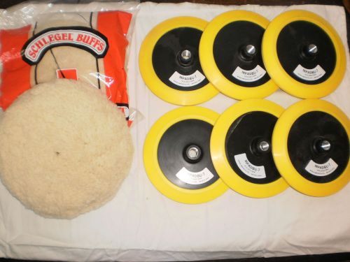 Mirka 6 pcs mpadbu-7 7 back pad for buffing and 2 buffs