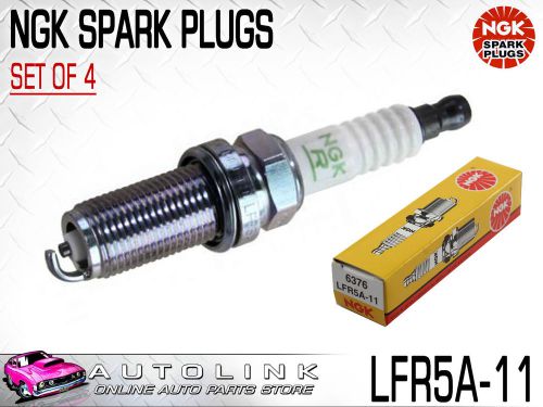 Ngk spark plug lfr5a-11 suit nissan x-trail t30 2.5lt 4cyl 10/2001 - 9/2007 x4