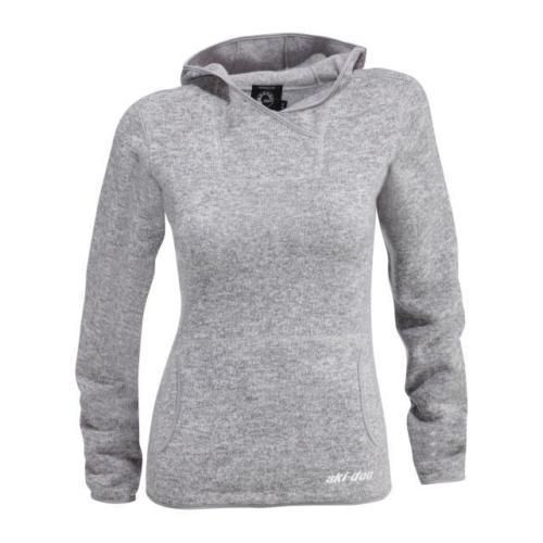 2017 ski-doo polar hoodie 4536750938 ladies g/l   large - gray - free shipping