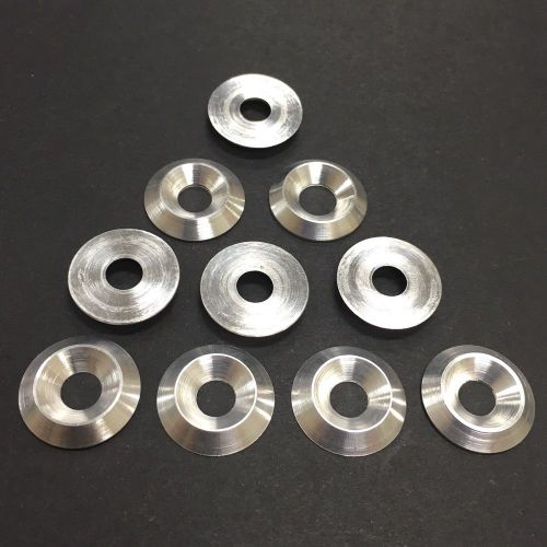 Aluminum conical washer 3/4&#034; od x 1/4&#034; id - pack of 10