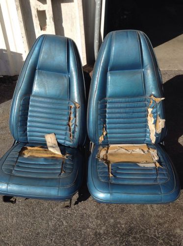 Original bucket seats for a 1970 charger