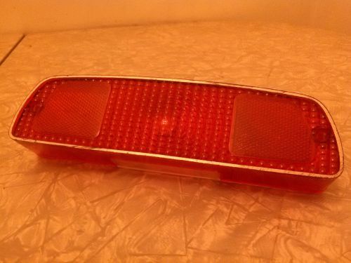 78-79 bobardier motoski sonic taillight brake lens w/ clear license plate window