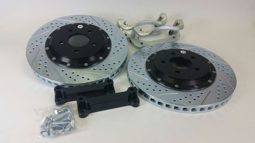 Baer eradispeed+2 front 2261026 05-14 mustang 14&#034; 2pc rotor upgrade