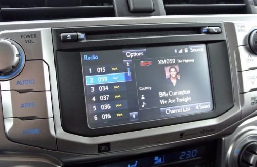 Toyota 4runner 2015 oem jbl gps navigation system mp3 apps + jbl subwoofer