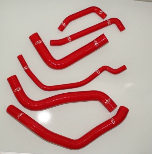 Zap 3-ply suzuki gsxr1000 gsxr 1000 motorcycle radiator silicone hose red color