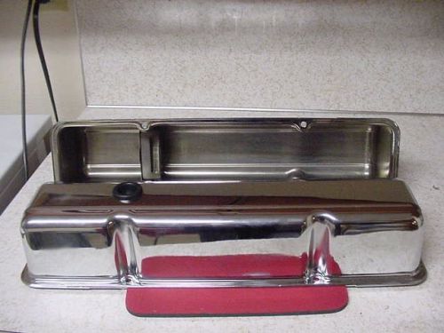 58 59 60 61 62 63 64 65 66 67 68 69 ac chevy chev chevrolet chrome valve covers