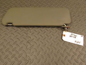 Gray sun visor right toyota pickup truck 4runner 1984 1985 1986 1987 1988     10