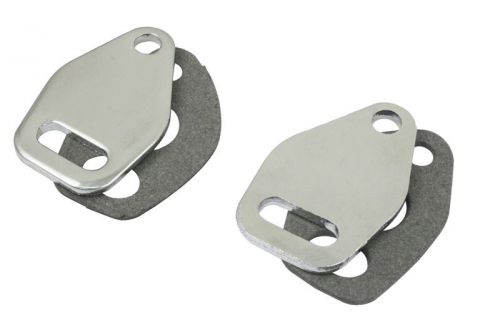 Chrome heat riser block-off, dune buggy vw baja bug