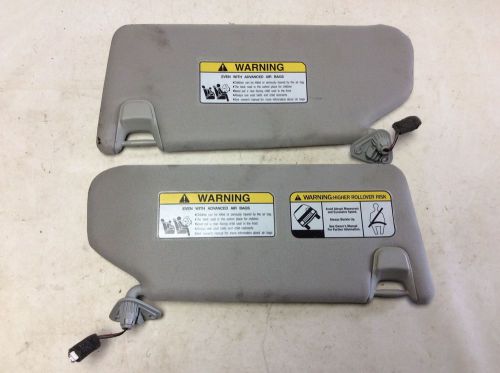 2007-2012 mitsubishi outlander sport pair sun visor visors sunvisor set m