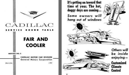 Cadillac 1957 - cadillac service round table meeting no. 5 - fair and cooler