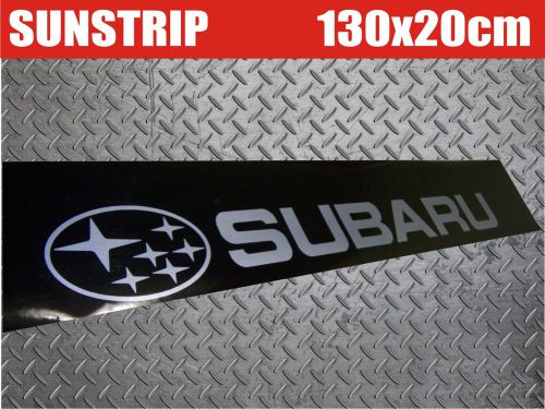 Subaru sunstrip vinyl decal stickers windshield eyebrow 8&#034; x 51&#034; 20x130cm