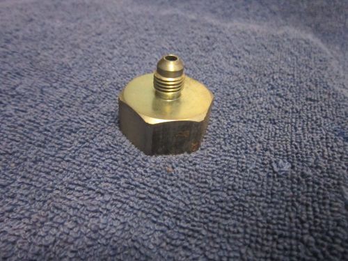 Nos -4 an nitrous bottle / line nut adapter w/ gasket