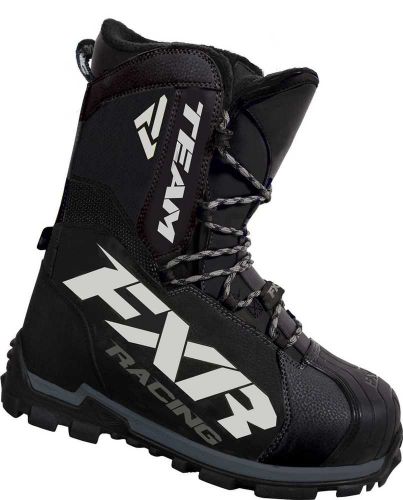 New fxr-snow team core adult insulated/waterproof boots, black, us-12