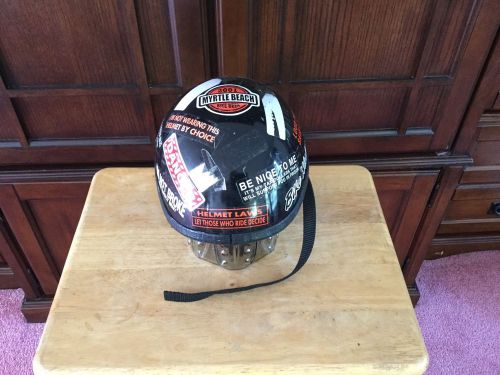 Vtg  mens motorcycle helmet by freedom novelties usa sz m