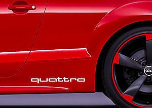 Audi quattro decals